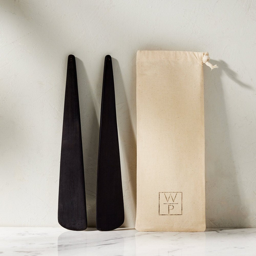 Oak Salad Servers