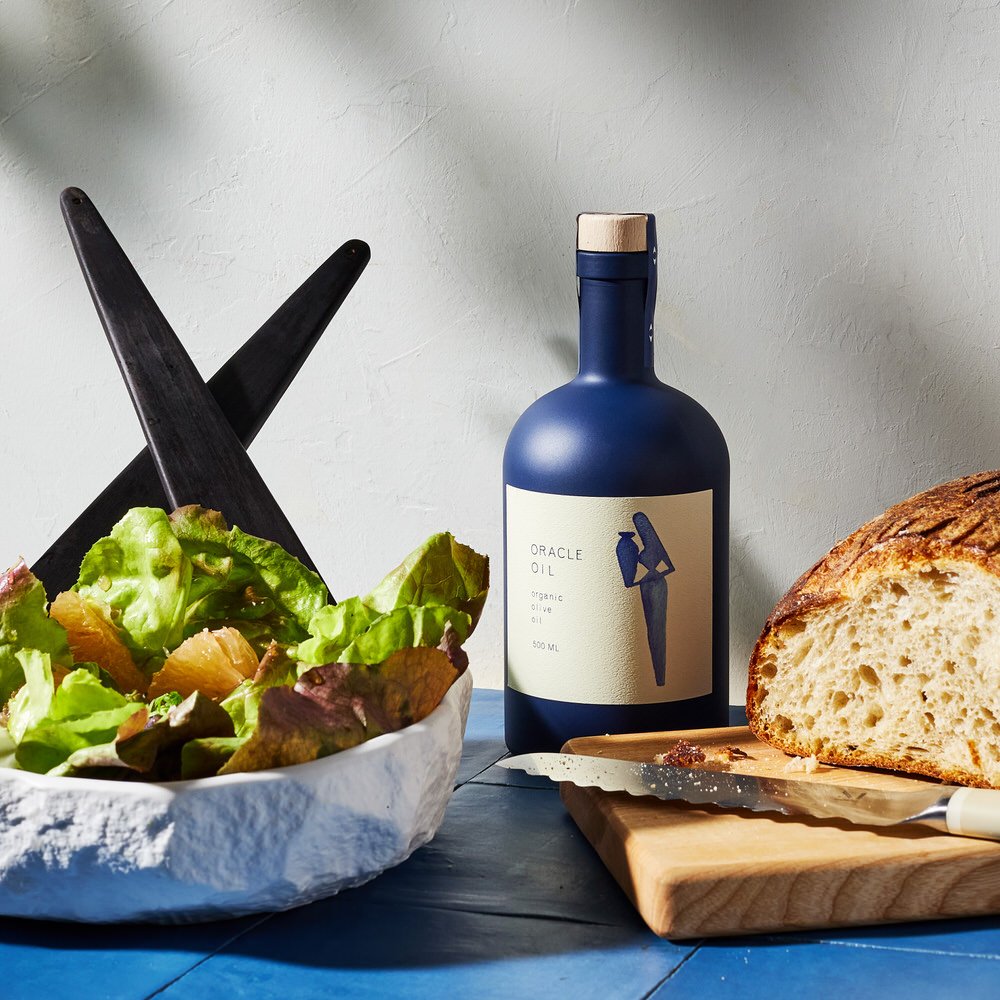 Oak Salad Servers